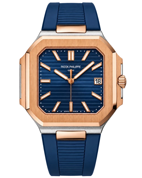 Реплика часов Patek Philippe Cubitus 5821 1AR-001, каучуковый ремешок — фото товара LuxuryWatch