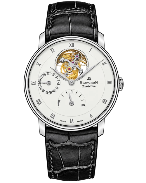 Реплика часов Blancpain Villeret Tourbillon 6025-1542-55B — фото товара LuxuryWatch