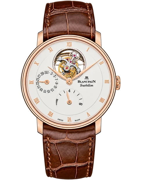 Реплика часов Blancpain Villeret Tourbillon 6025-3642-55B — фото товара LuxuryWatch