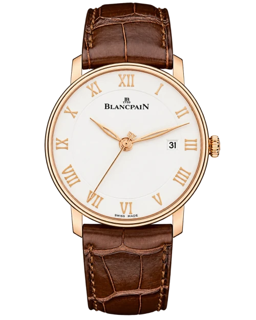 Реплика часов Blancpain Villeret Ultra-Slim 6651-3642-55B — фото товара LuxuryWatch
